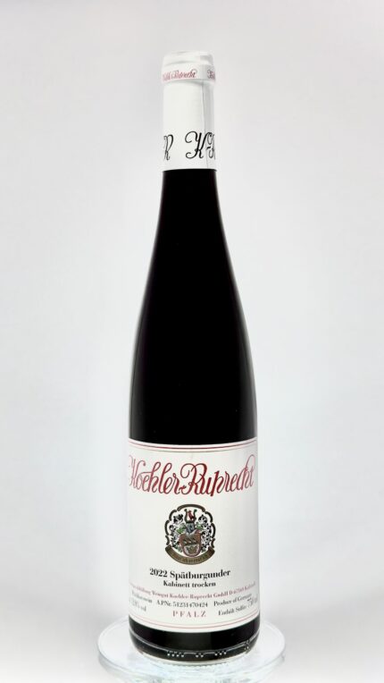 czerwone wino ze szczepu Pinot Noir - Spatburgunder z Palatynatu - Koehler-Ruprecht