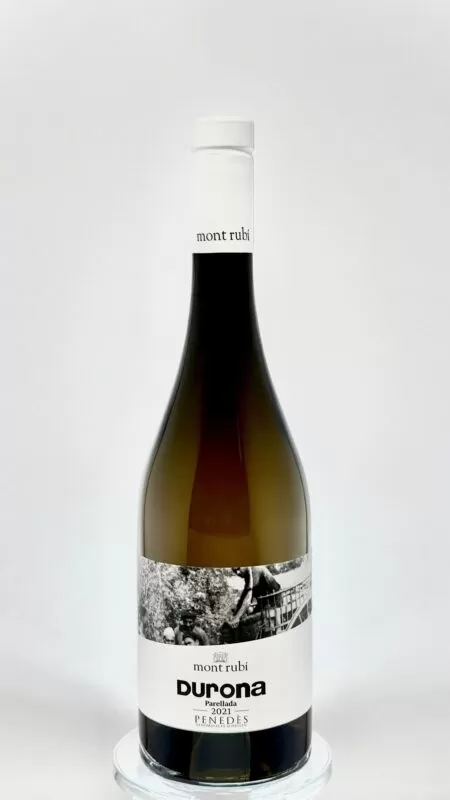 białe wino ze szczepu Parellada z regionu Penedes - Mont Rubi