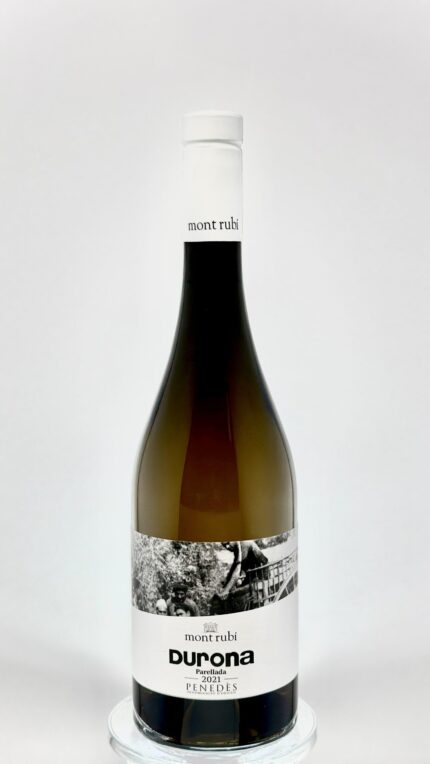 białe wino ze szczepu Parellada z regionu Penedes - Mont Rubi