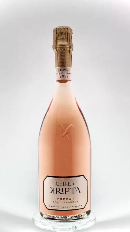 różowa cava - wino musujące -Celler Kripta